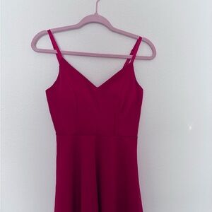 Lily Rose Red Strappy Fit N Flare Dress